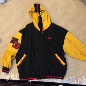 Vintage Nike Jordan button up hoodie.